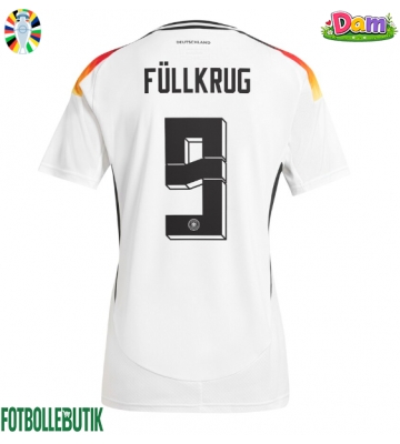 Tyskland Niclas Fullkrug #9 Hemmatröja Kvinnor EM 2024 Kortärmad